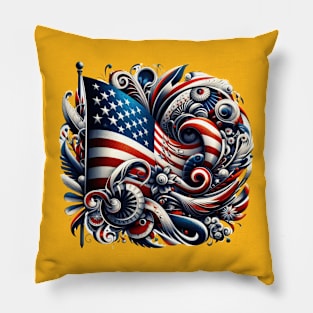 American flag Pillow