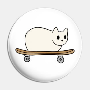 cat skating Pin