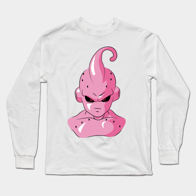 Kid Buu Dragon Ball Z Character Face Dragonball Z Long Sleeve