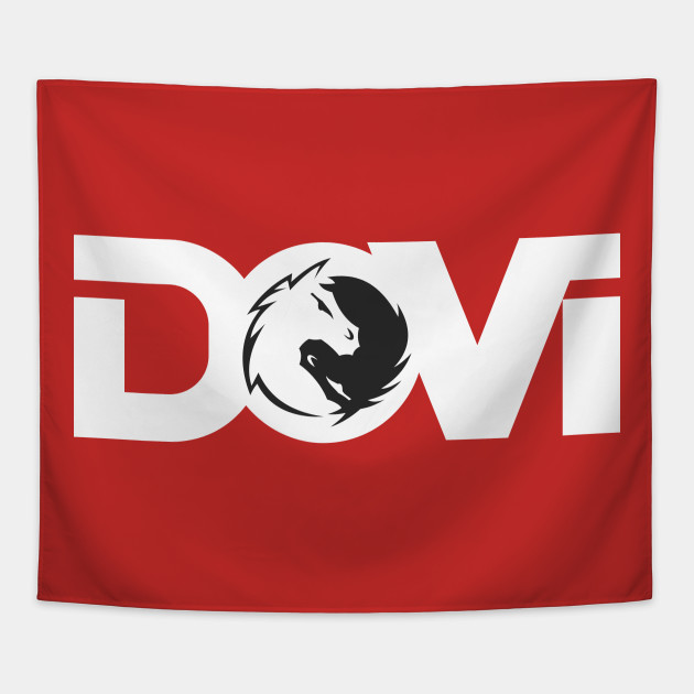 Andrea Dovizioso Logo Dovi Tapestry Teepublic