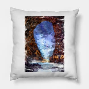 Milkyway La Palma Spain. For Space & Astronomy Lovers. Pillow