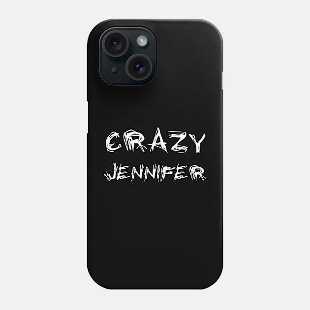 Crazy Jennifer Phone Case by BjornCatssen