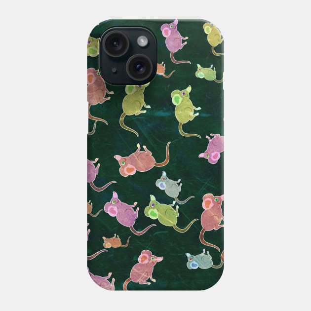 Mice Pattern Phone Case by AnimalPatterns