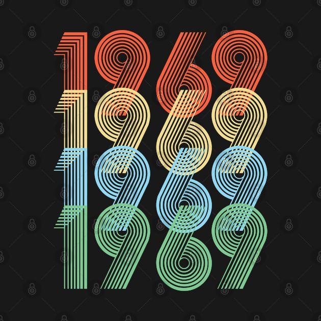 Retro 1969 Birthday by Dirty Custard Designs 