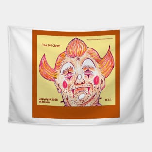 The Evil Clown Tapestry