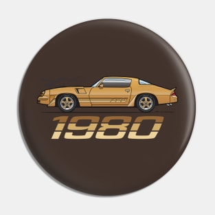 Gold 1980 Pin