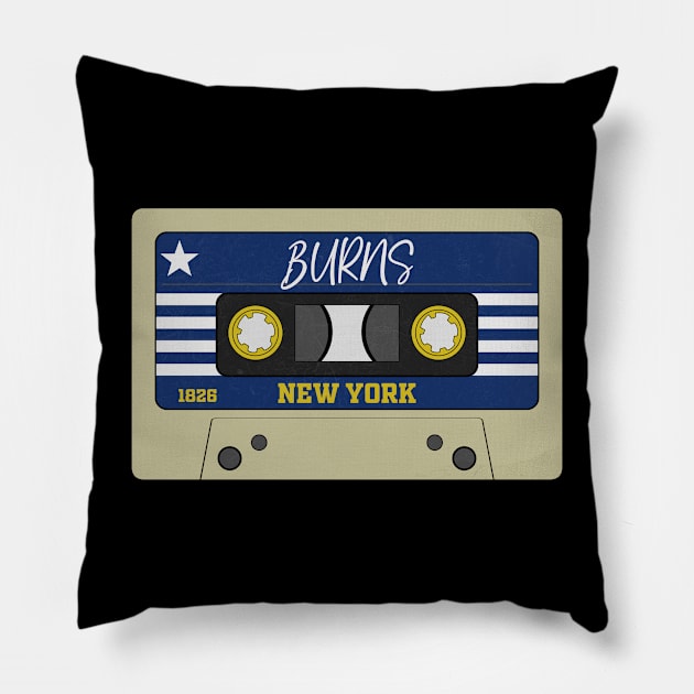 Burns New York Pillow by RAADesigns