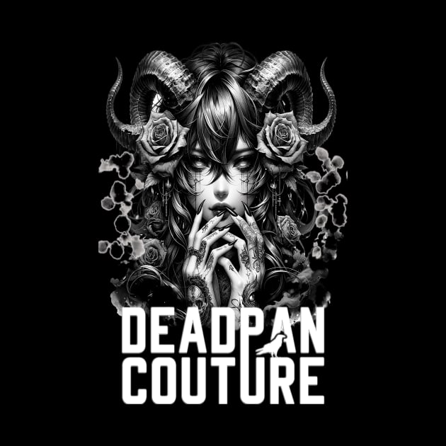 Dark Horned Beauty Deadpan Couture by Deadpan Couture