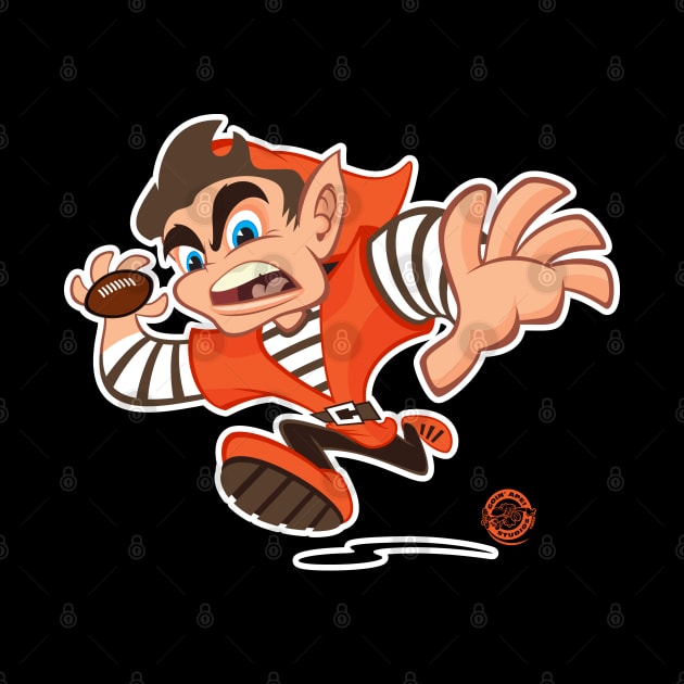 Cleveland Browns Elf Runner by Goin Ape Studios