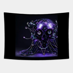 Alien DJ Skull Tapestry