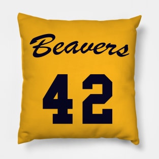 Beavers #42 Pillow