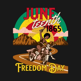 Juneteenth 1865 Freedom Day Vintage Juneteenth Black Freedom T-Shirt