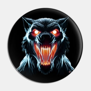 Wolf Glowing Eyes and Fangs by focusln Pin