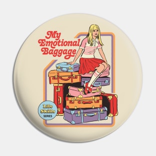 My Emotional Baggage Pin