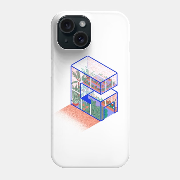 Green house Phone Case by Lethy studio