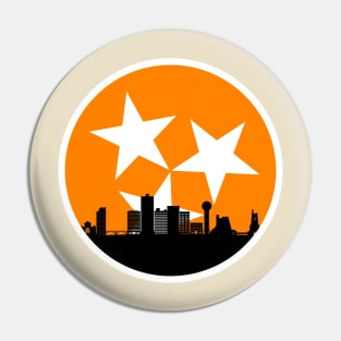 Knoxville tri-star Pin