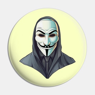 Remember Remember The 5th Of November, Guy Fawkes Night, Anonymous Pin