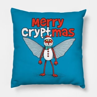 Merry Mothmas? It's Cryptmas! Pillow