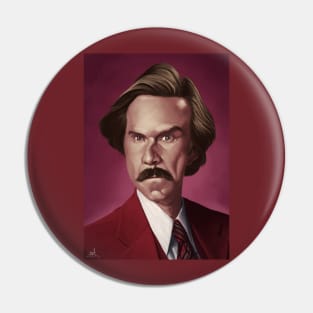 Ron Burgundy Pin