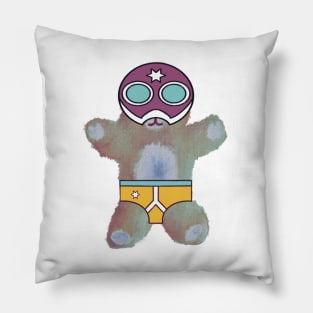 Super Wrestling Teddy Pillow