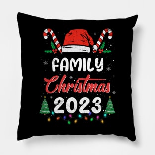 Family Christmas 2023 Matching Christmas 2023 T-Shirt Pillow