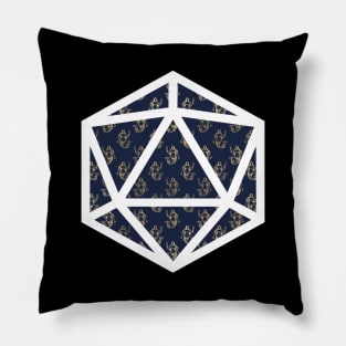 D20 Decal Badge - Love of the Sea Pillow