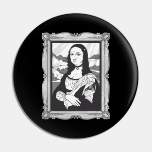 GOTHIC MONA LISA Pin