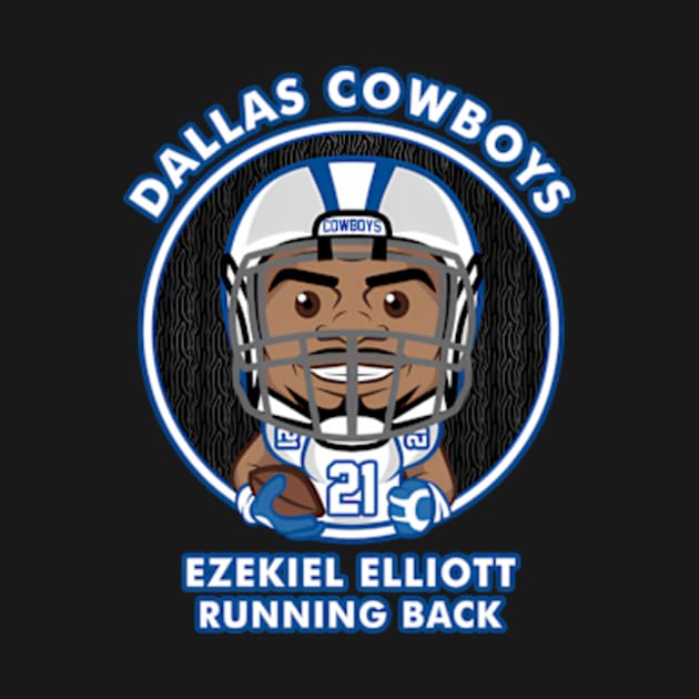 Ezekiel Elliott by Ro Go Dan