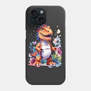 Cute Colorful T-Rex Phone Case