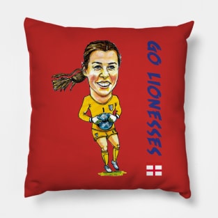 Mary Earps - England goalkeeper caricature Pillow