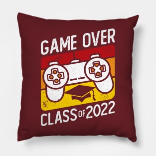 Game Over Class of 2022 Video Game Gamer Pillow