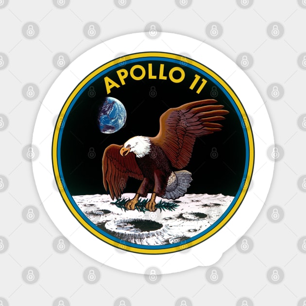 Apollo 11 Logo Magnet by Spacestuffplus