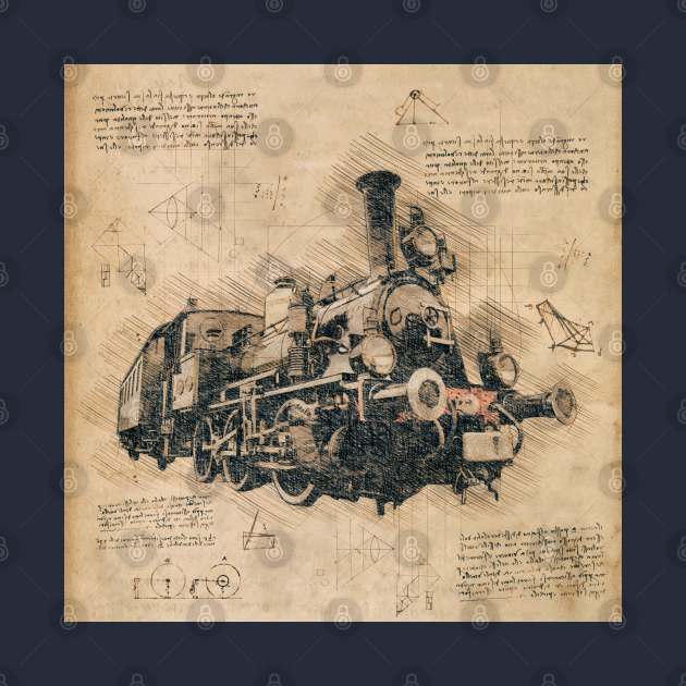 Vintage Steamtrain by BE MY GUEST MARKETING LLC