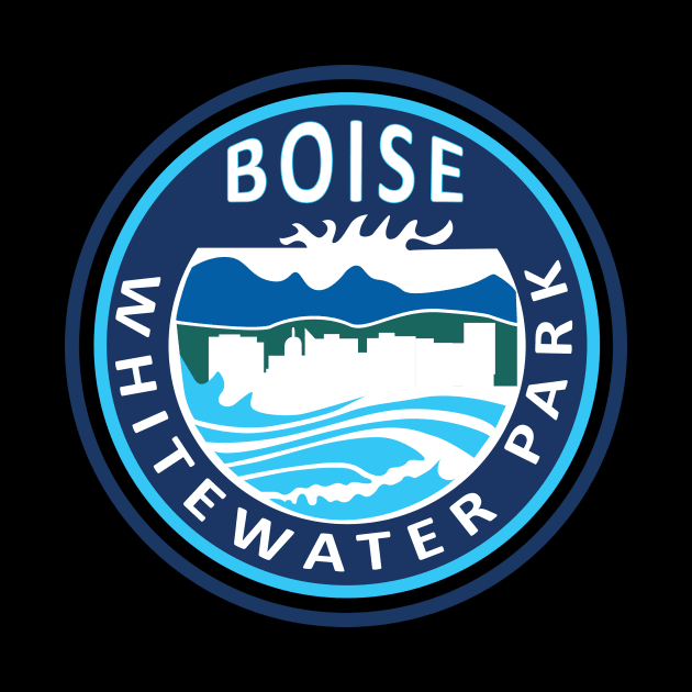 Boise Whitewater Park unofficial color logo by The North End (unofficial)