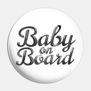 Baby on Board - Black Pin