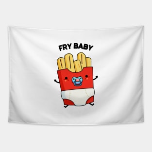 Fry Baby Funny Food Pun Tapestry