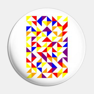 Amazing Geometric Colourful Triangle Pattern #6 Pin