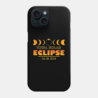 Total Solar Eclipse 04.08.2024 Phone Case