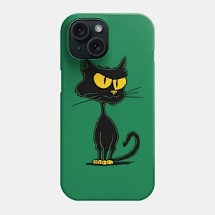 Retro Cartoon Cat Phone Case