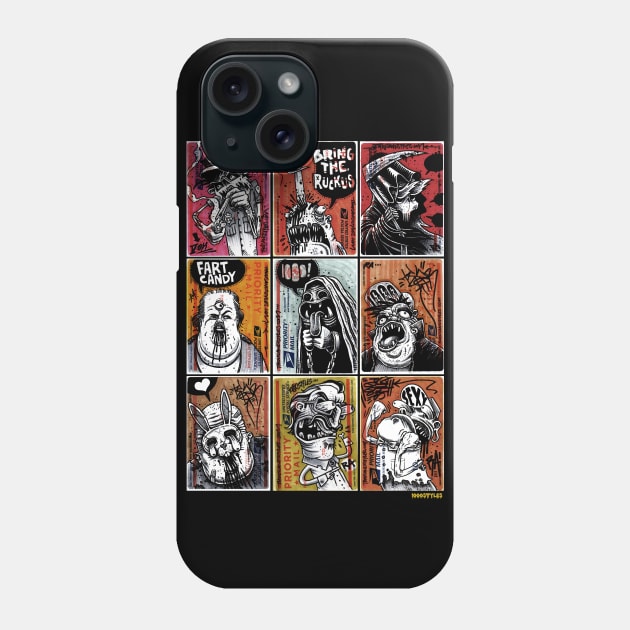 #228 Character Blast 1 Phone Case by 1000STYLES