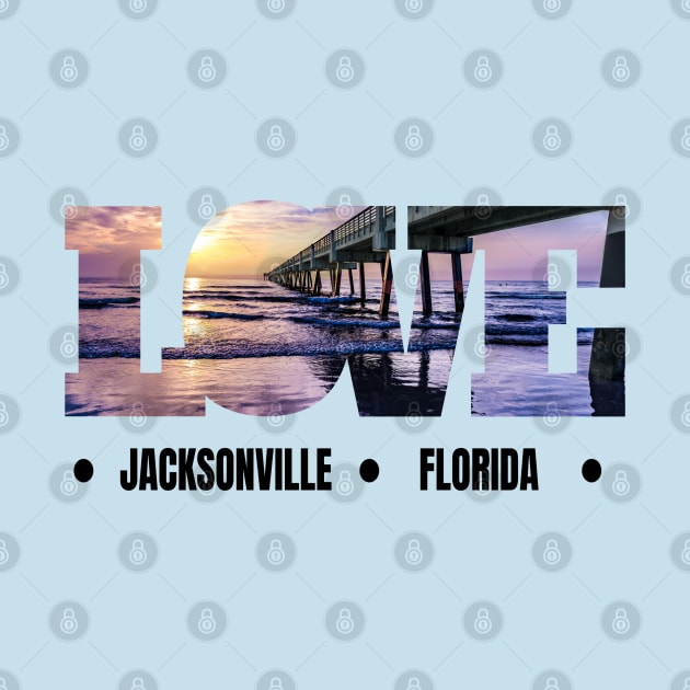 Love Jacksonville Florida Gift by Hopscotch Shop Gifts