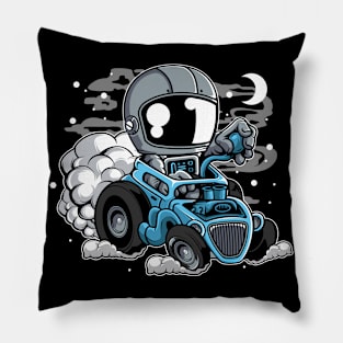 Astronaut Driver - Funny Racecar Owner Motorsports Fanatic Pillow