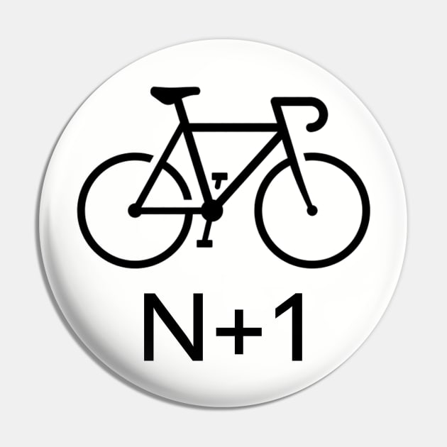 N+1 Bike Pin by esskay1000