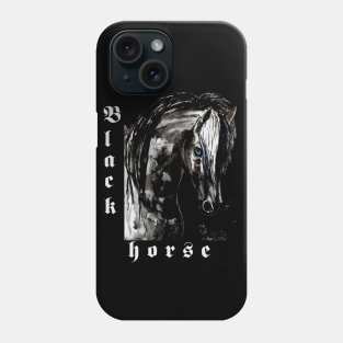 black horse Phone Case