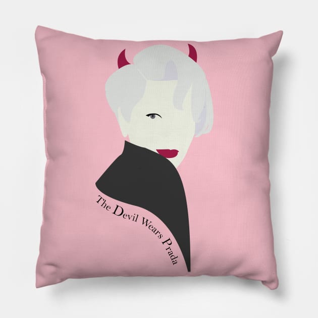 Miranda Priestly The Devil Wears Prada Pillow by GalleryArtField