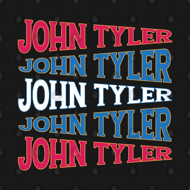 TEXT ART USA JOHN TYLER by LAVA-ROMA-NOVA