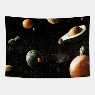 Fruit planets Tapestry