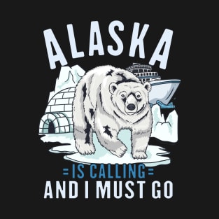 Alaska Polar Bear Travel T-Shirt