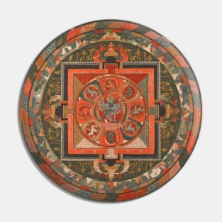 17th century Hevajra Mandala Pin