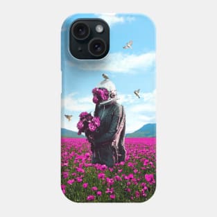 Astronaut birds Phone Case